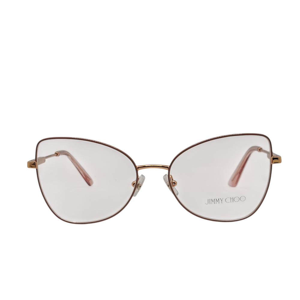 Jimmy Choo JC2006 3020 Rose Gold Frame Demo Lens 55mm Women's Eyeglasses